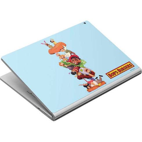 Bobs Burgers Stacked Surface Book Skin