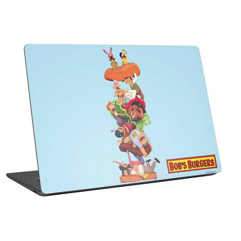 Bobs Burgers Stacked Universal Laptop 18in (14.6 x 10.6in) Skin