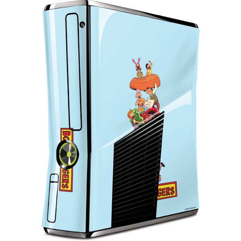 Bobs Burgers Stacked Xbox 360 Slim (2010) Skin