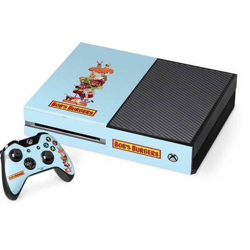 Bobs Burgers Stacked Xbox One Console and Controller Bundle Skin