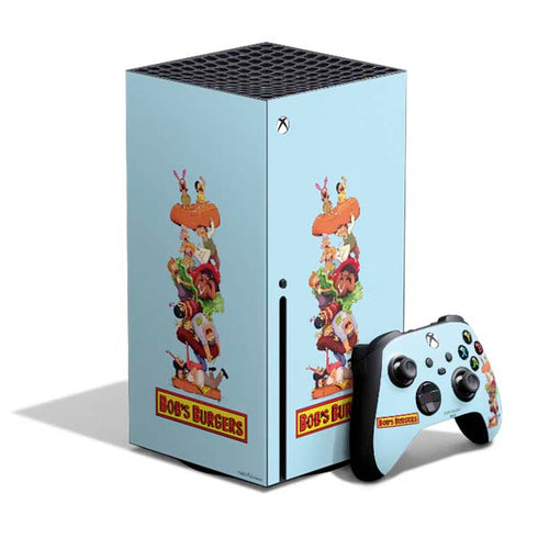 Bobs Burgers Stacked Xbox Series X Bundle Skin
