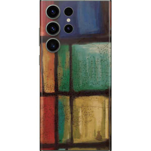 Stained Glass Galaxy Skins