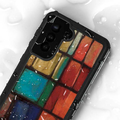 Stained Glass Galaxy S24 Plus Waterproof Case