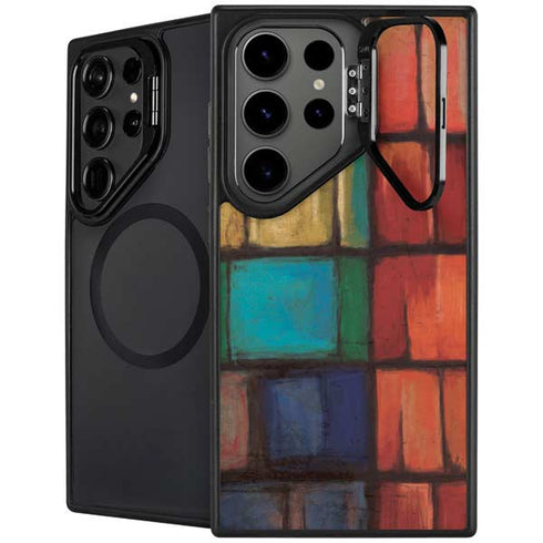 Stained Glass Galaxy S24 Ultra Kickstand Case