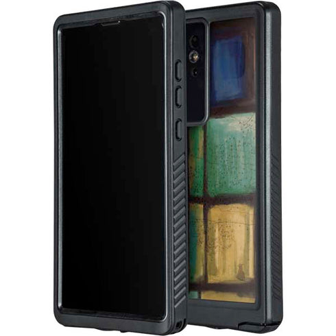 Stained Glass Galaxy S24 Ultra Waterproof Case