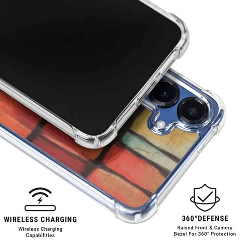 Stained Glass Galaxy S25 Clear Case