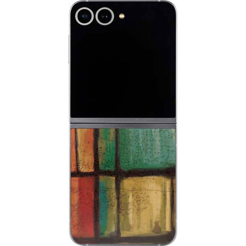 Stained Glass Galaxy Z Flip6 Skin