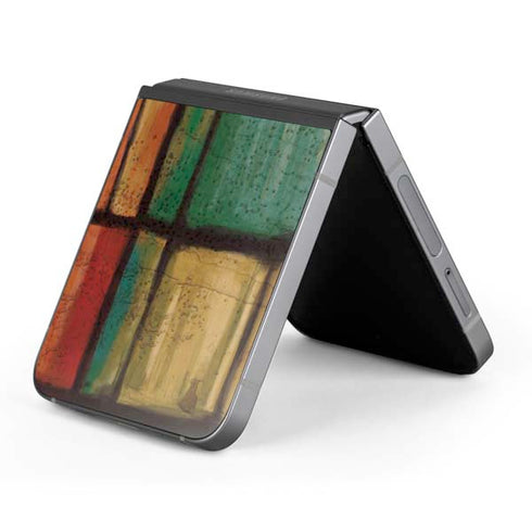 Stained Glass Galaxy Z Flip6 Skin