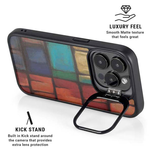 Stained Glass iPhone 13 Pro Kickstand Case
