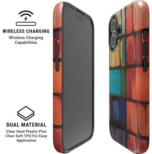 Stained Glass iPhone 16 Magsafe Impact Case