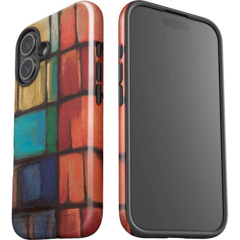 Stained Glass iPhone 16 Plus Impact Case