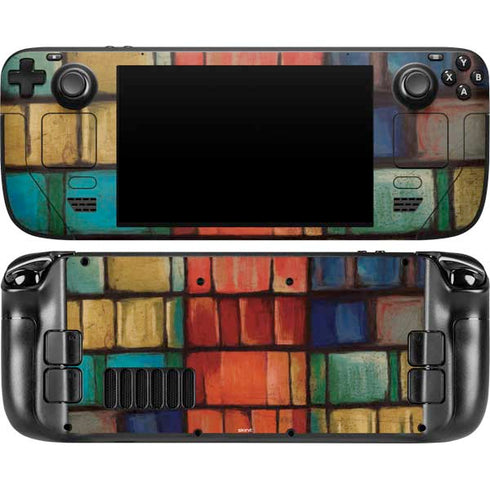 Stained Glass Steam Deck Handheld Gaming Computer OLED Skin