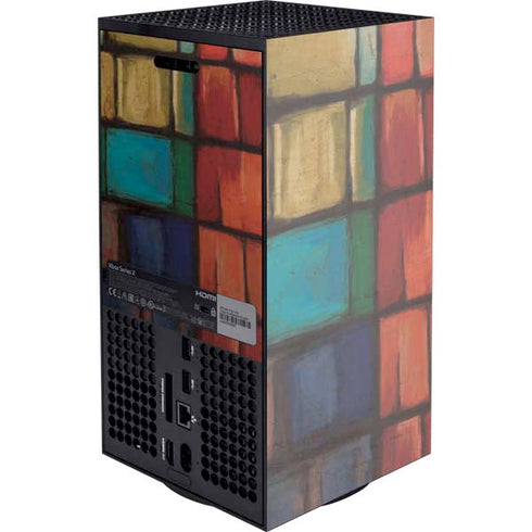 Stained Glass XBox Series X Digital Edition Console Skin