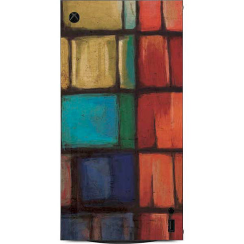 Stained Glass XBox Series X Digital Edition Console Skin