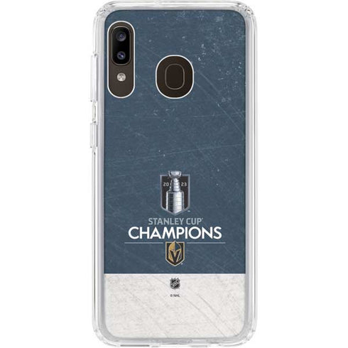 NHL Stanley Cup Champions 2023: Vegas Golden Knights Galaxy A20 Clear Case