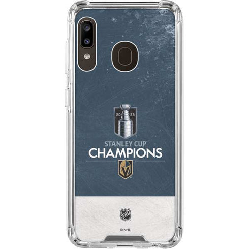NHL Stanley Cup Champions 2023: Vegas Golden Knights Galaxy A30 Clear Case