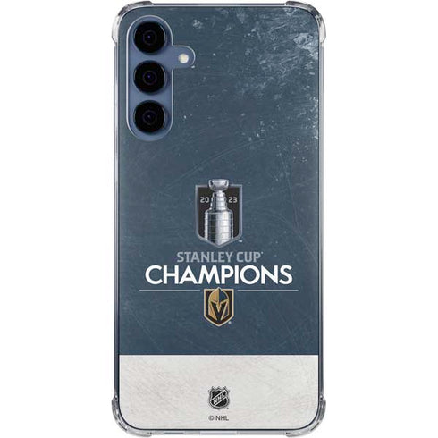 NHL Stanley Cup Champions 2023: Vegas Golden Knights Galaxy A55 5G Clear Case
