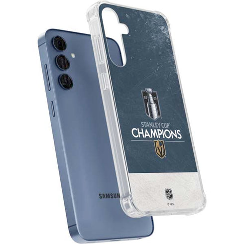 NHL Stanley Cup Champions 2023: Vegas Golden Knights Galaxy A55 5G Clear Case