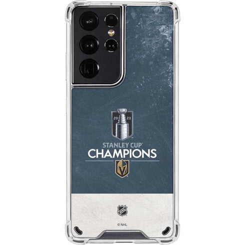 NHL Stanley Cup Champions 2023: Vegas Golden Knights Galaxy S21 Ultra 5G Clear Case