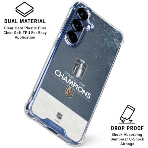 NHL Stanley Cup Champions 2023: Vegas Golden Knights Galaxy S25 Plus Clear Case