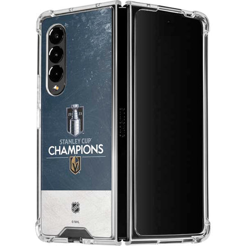 NHL Stanley Cup Champions 2023: Vegas Golden Knights Galaxy Z Fold4 5G Clear Case