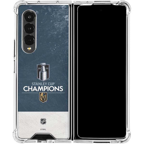 NHL Stanley Cup Champions 2023: Vegas Golden Knights Galaxy Z Fold4 5G Clear Case