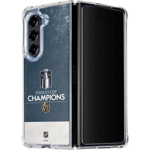 NHL Stanley Cup Champions 2023: Vegas Golden Knights Galaxy Z Fold5 5G Clear Case