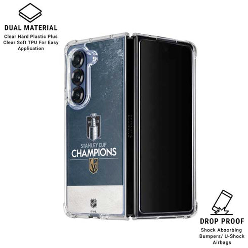 NHL Stanley Cup Champions 2023: Vegas Golden Knights Galaxy Z Fold6 Clear Case