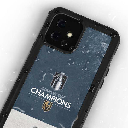 NHL Stanley Cup Champions 2023: Vegas Golden Knights iPhone 12 Mini Waterproof Case