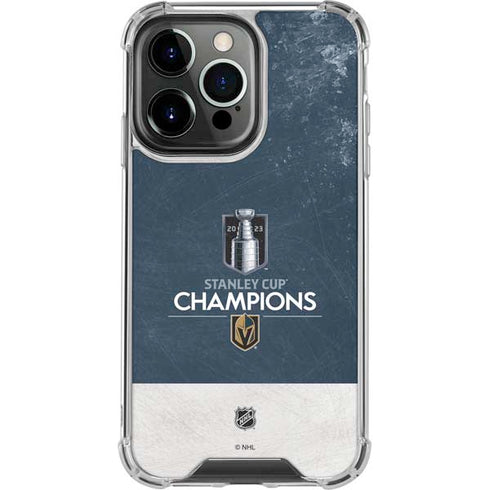 NHL Stanley Cup Champions 2023: Vegas Golden Knights iPhone 13 Pro Clear Case
