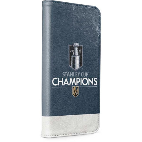 NHL Stanley Cup Champions 2023: Vegas Golden Knights iPhone 15 Plus Folio Case