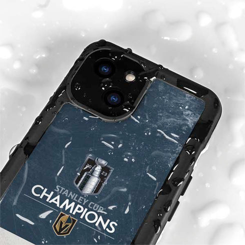 NHL Stanley Cup Champions 2023: Vegas Golden Knights iPhone 15 Plus Waterproof Case