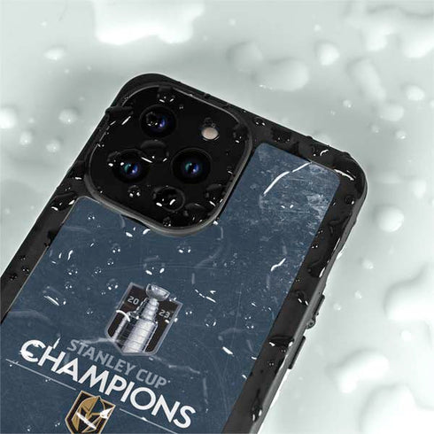 NHL Stanley Cup Champions 2023: Vegas Golden Knights iPhone 15 Pro Waterproof Case