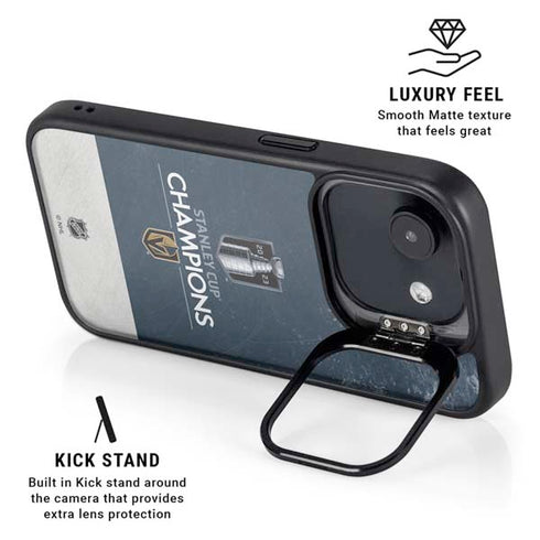NHL Stanley Cup Champions 2023: Vegas Golden Knights iPhone 16e Kickstand Case