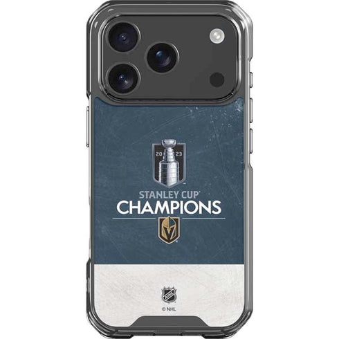 NHL Stanley Cup Champions 2023: Vegas Golden Knights iPhone 18 Pro Clear Case