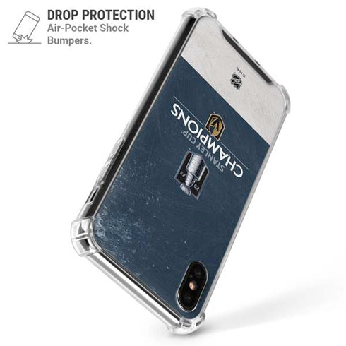 NHL Stanley Cup Champions 2023: Vegas Golden Knights iPhone X/XS Clear Case