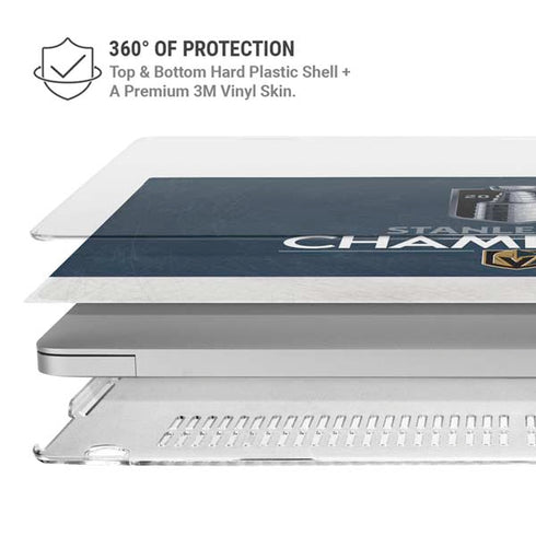 NHL Stanley Cup Champions 2023: Vegas Golden Knights MacBook Pro 15in (2016-19) Case plus Skin