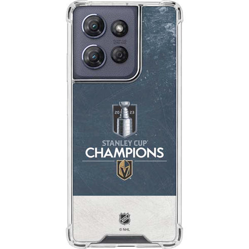 NHL Stanley Cup Champions 2023: Vegas Golden Knights Moto G 5G (2025) Clear Case