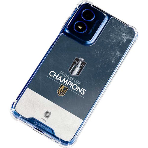 NHL Stanley Cup Champions 2023: Vegas Golden Knights Moto G 5G (2024) Clear Case