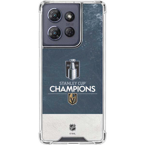 NHL Stanley Cup Champions 2023: Vegas Golden Knights Moto G Play 5G (2025) Clear Case