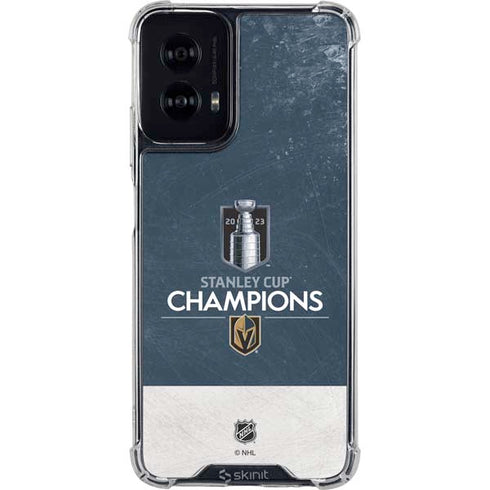 NHL Stanley Cup Champions 2023: Vegas Golden Knights Moto G Power 5G (2024) Clear Case