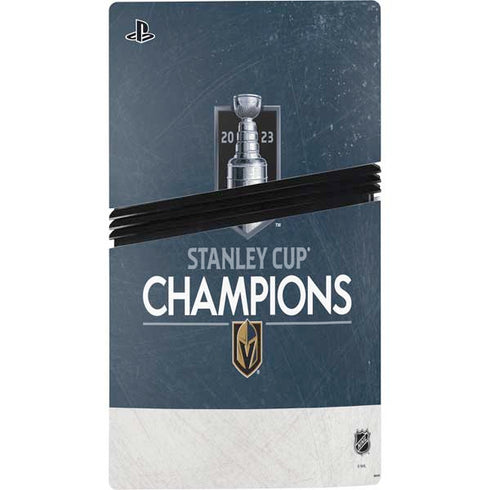 NHL Stanley Cup Champions 2023: Vegas Golden Knights PS5 Pro Disk Console Skin