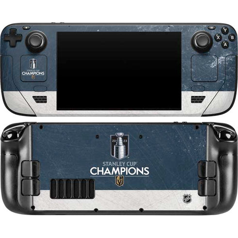 NHL Stanley Cup Champions 2023: Vegas Golden Knights Steam Deck Handheld Gaming Computer OLED Skin