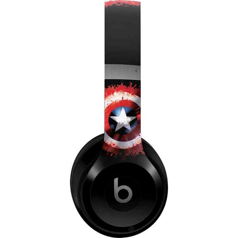 Marvel Captain America Star Shield Beats Solo 4 Wireless Headphones Skin
