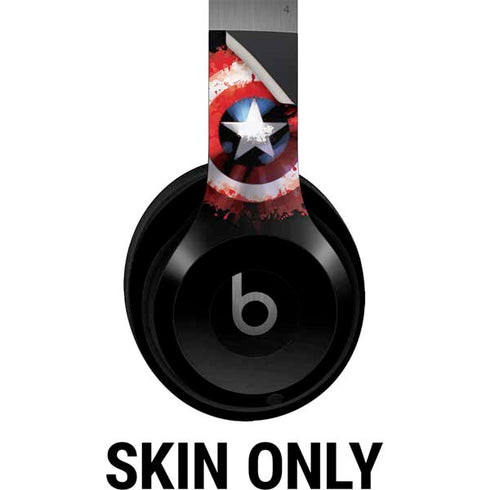 Marvel Captain America Star Shield Beats Solo 4 Wireless Headphones Skin