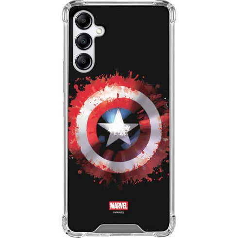 Marvel Captain America Star Shield Gabb Phone 4 Clear Case