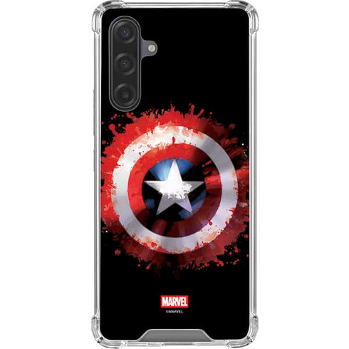 Marvel Captain America Star Shield Galaxy A17 Clear Case