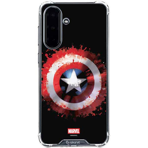 Marvel Captain America Star Shield Galaxy A36 5G Clear Case