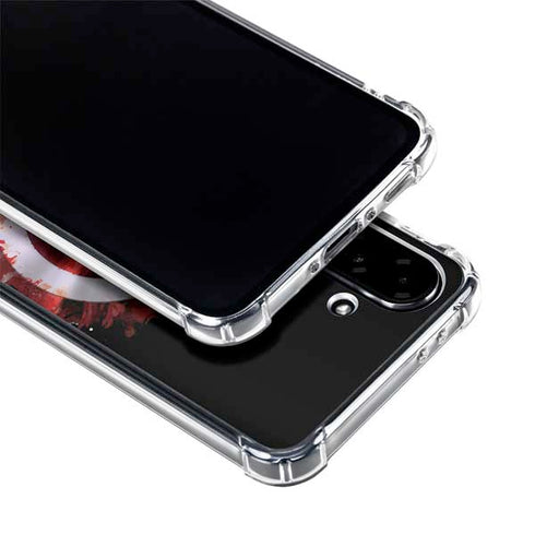 Marvel Captain America Star Shield Galaxy A36 5G Clear Case