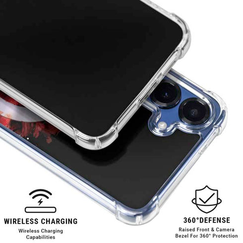 Marvel Captain America Star Shield Galaxy S25 FE Clear Case